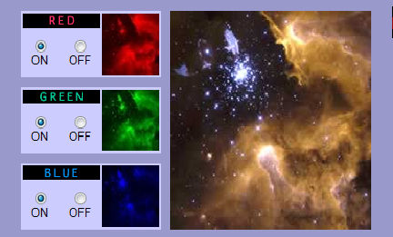 Hầu hết các hình ảnh tuyệt vời của Hubble đều được kết hợp từ những hình ảnh màu đỏ, xanh lá và xanh lục.