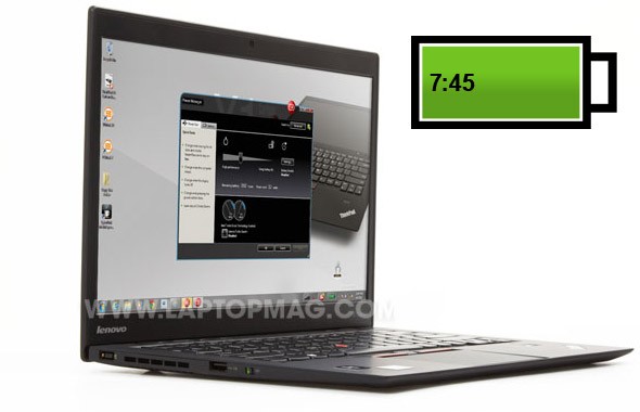 ThinkPad X1 Carbon Với giá bán khởi điểm 1249 USD, ThinkPad X1 Carbon tỏ ra khá hấp dẫn với sức mạnh mà nó mang lại: CPU Core i5, màn hình nhám 14 inch độ phân giải cao 1600 x 900 pixel. Pin máy cho thời lượng 7 tiếng 45 phút trong bài test lướt web qua WiFi.