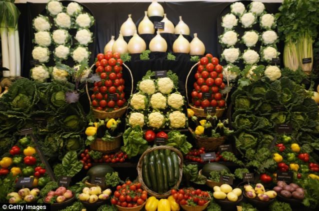 Cuộc thi Harrogate Autumn Flower Show được tổ chức hàng năm vào mùa thu dành cho các loại rau, củ, quả