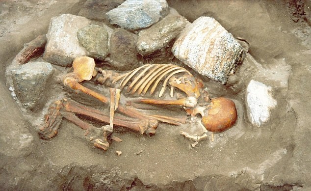 Các xác ướp được chôn cất cẩn thận tại một vị trí kín đáo, nơi mà chúng được sắp xếp như hình dạng một bào thai