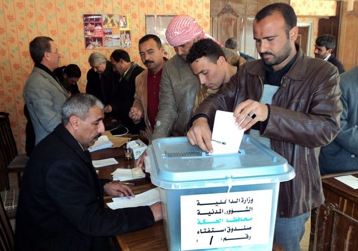89,4% trong số 8,376 triệu người Syria bỏ phiếu đã đồng ý với Hiến pháp mới.