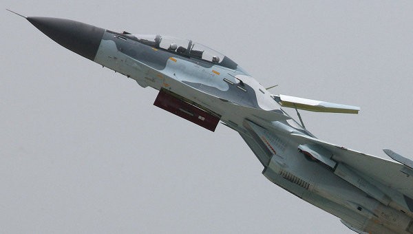 Chiếc máy bay chiến đấu Su-30.