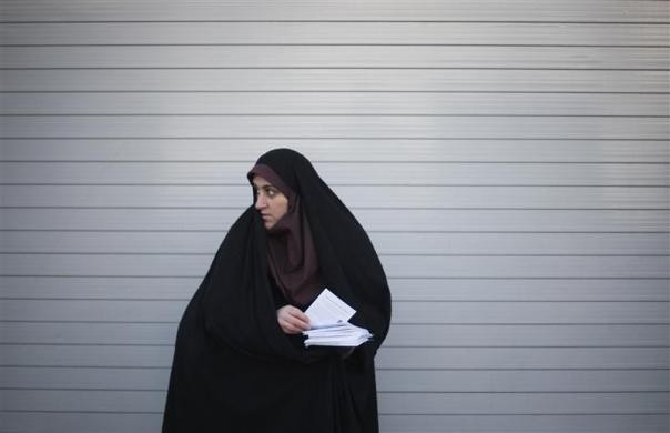 Một phụ nữ Iran.