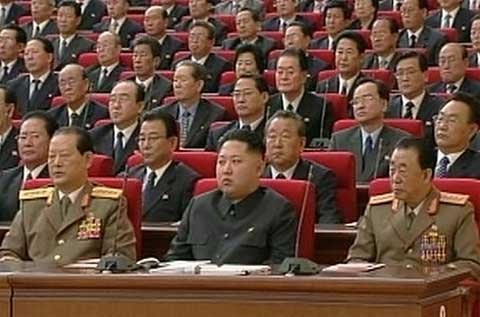 Kim Jong-un tham dự một hội nghị của Đảng Lao động.