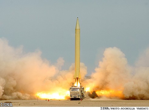 Tên lửa đạn đạo của Iran (ảnh minh họa)