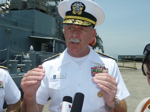 Phó Đô đốc Scott Swift, Tư lệnh Hạm đội 7 Hoa Kỳ. -Ảnh: HC