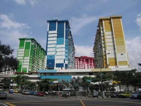 Những con phố đa màu sắc của Singapore.