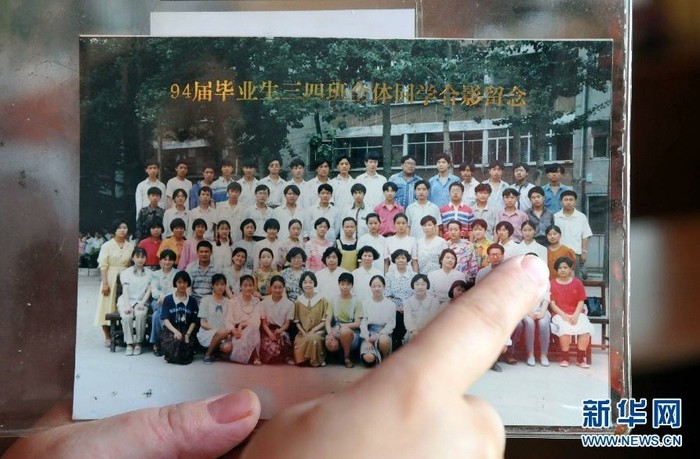 Bức ảnh chụp Liu Yang khi còn nhỏ.