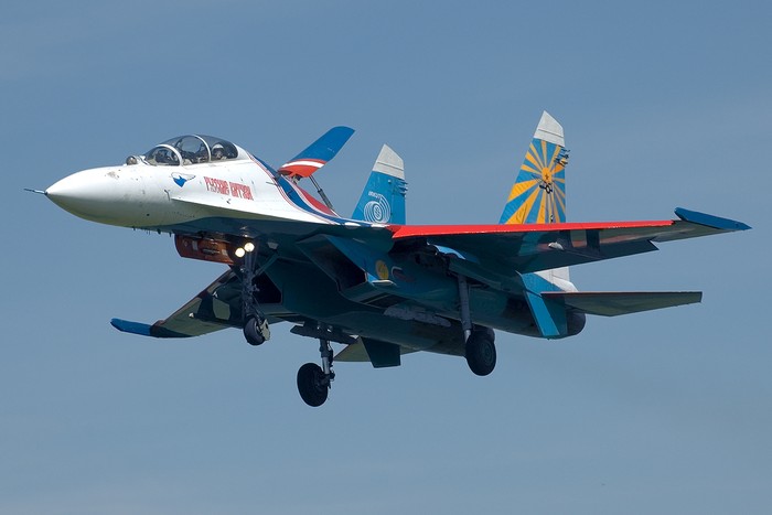 Máy bay Sukhoi Su-27 của Nga.
