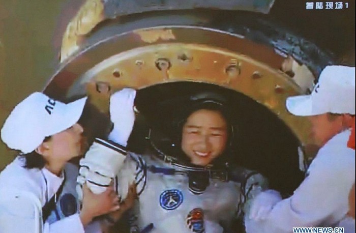 Nữ phi hành gia đầu tiên của Trung Quốc Liu Yang.