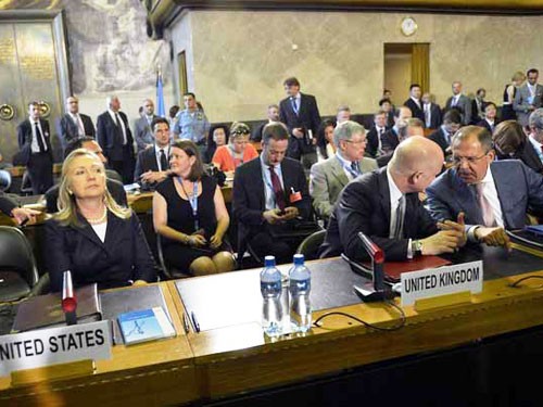 Hội nghị quốc tế về Syria hôm 30-6 ở Geneva (Thụy Sĩ).