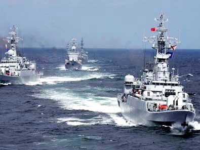 Hải quân Trung Quốc trong một cuộc tập trận.