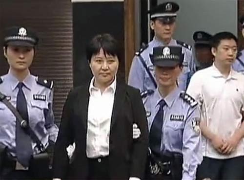 Bà Cốc Khai Lai tại phiên tòa xét xử không phán quyết ngày 9/8.