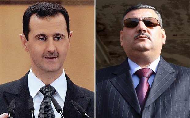 Tổng thống Syria Bashar al-Assad và cựu Thủ tướng Riad Hija.