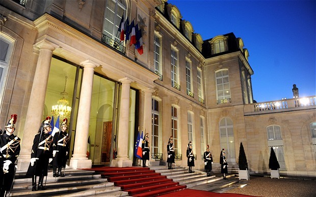 Điện Elysée của Tổng thống Pháp.