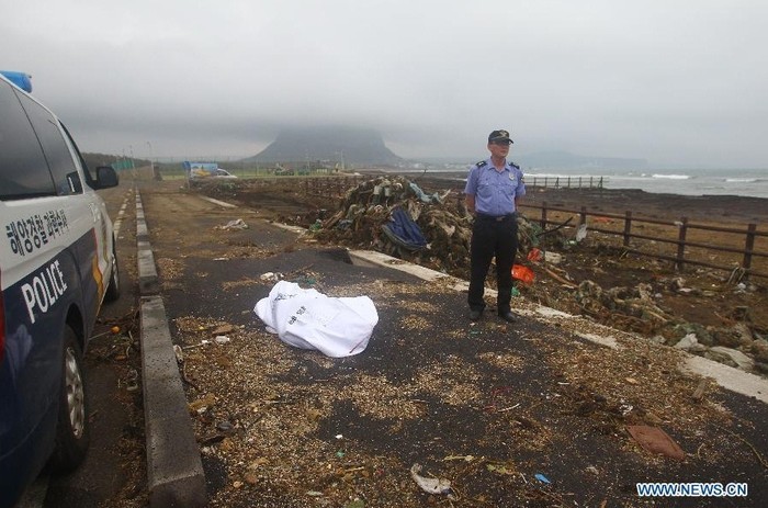 Thi thể của một ngư dân Trung Quốc được phía Hàn Quốc tìm thấy.
