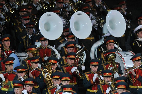 Đây là lần thứ năm quảng trường Đỏ đã tổ chức Liên hoan Quân nhạc quốc tế - một sự kiện được thành lập để thúc đẩy trao đổi văn hóa quốc tế bằng cách sử dụng ngôn ngữ của âm nhạc.
