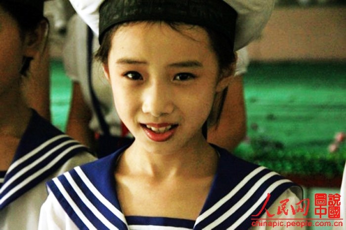 Nữ học sinh Bắc Triều Tiên.