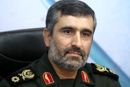 Chuẩn tướng Iran Amir-Ali Hajizadeh.