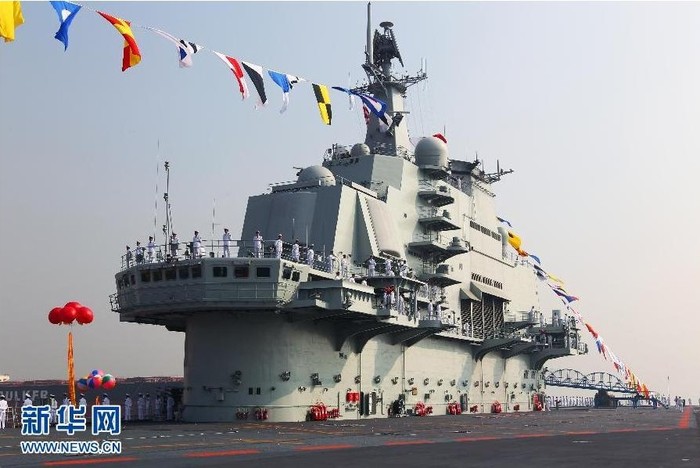 Tàu sân bay Liêu Ninh được cho là minh chứng cho sức mạnh hải quân Trung Quốc.