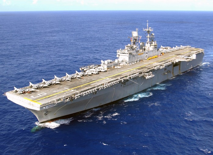 Tàu sân bay trực thăng Mỹ USS Bonhomme Richard đã sẵn sàng tham gia cuộc tập trận Phiblex.