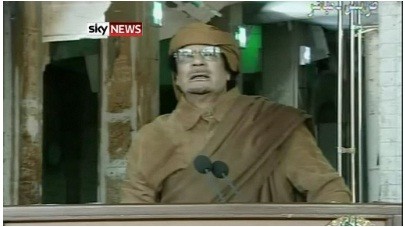 Sky News đưa tin về đoạn băng mới của Đại tá Gaddafi