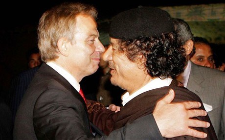 Thủ tướng Tony Blair và Đại tá Gaddafi