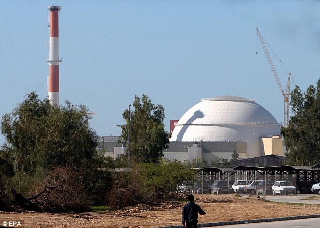 Nhà máy điện hạt nhân ở Bushehr, miền Nam Iran, nơi bắt đầu được đẩy nhanh quá trình xây dựng vào năm ngoái