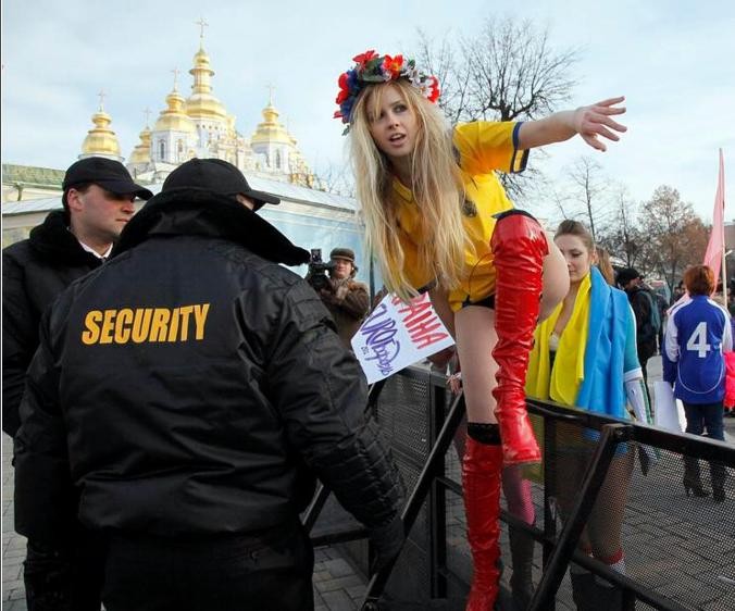 Biểu tình phản đối du lịch vì tình dục và mại dâm ở Ukraina.