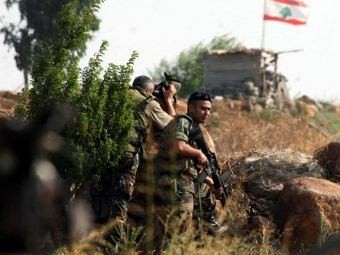 Binh sĩ Lebanon tuần tra tại khu vực biên giới với Israel