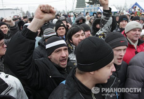 Cuộc biểu tình tại Krasnoyarsk có sự tham gia của khoảng 700 người