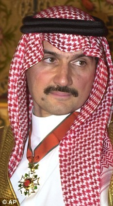 Hoàng tử Alwaleed bin Talal - cháu trai của Nhà Vua Abdullah