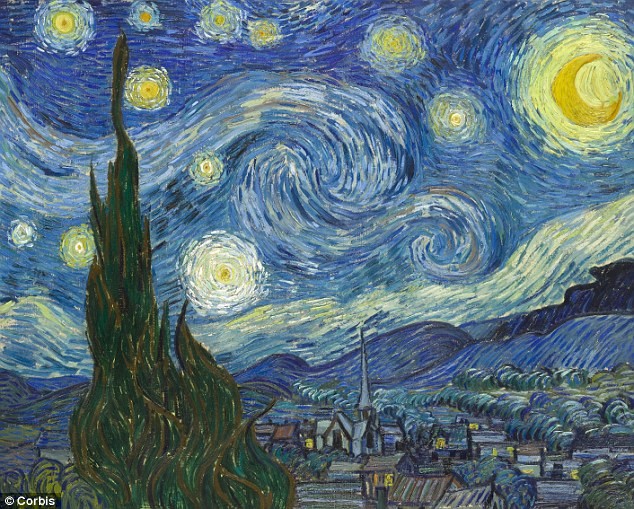 Bức "Starry Night" do Van Gogh vẽ