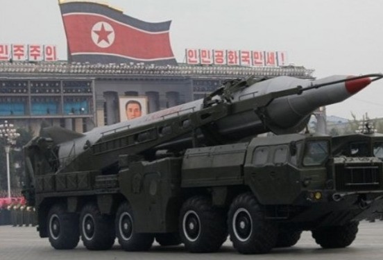 Tên lửa trong duyệt binh của Triều Tiên (ảnh minh hoạ)