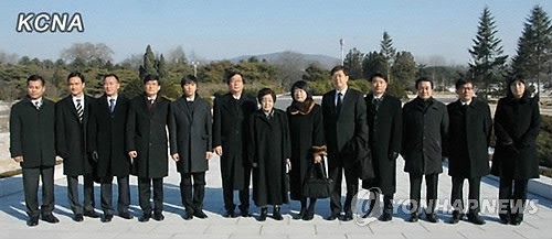 Phái đoàn Hàn Quốc viếng Chủ tịch Kim