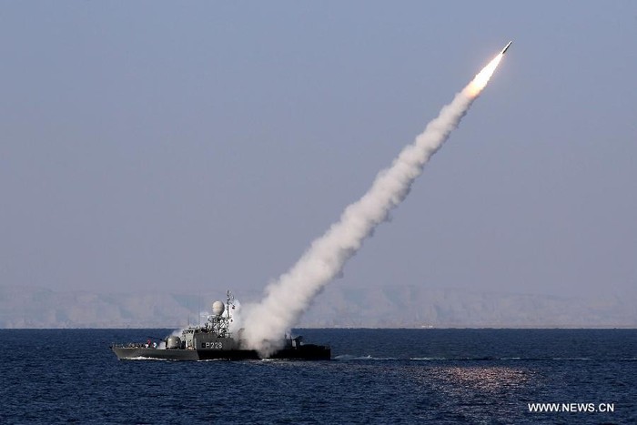 Iran phóng thử tên lửa chống radar tầm trung ngày 1/1