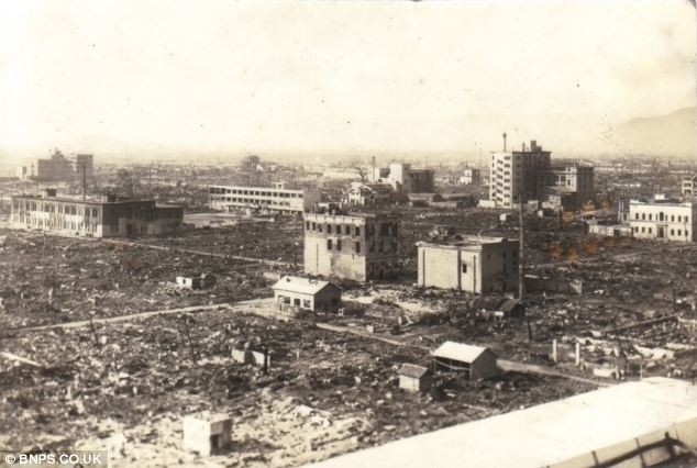 Hầu hết các tòa nhà đã bị san phẳng khi bom nguyên tử được ném xuống Hiroshima