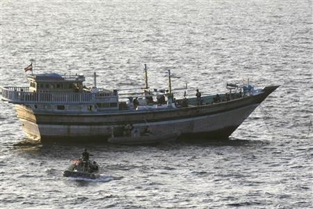 Tàu cá Iran bị hải tặc khống chế