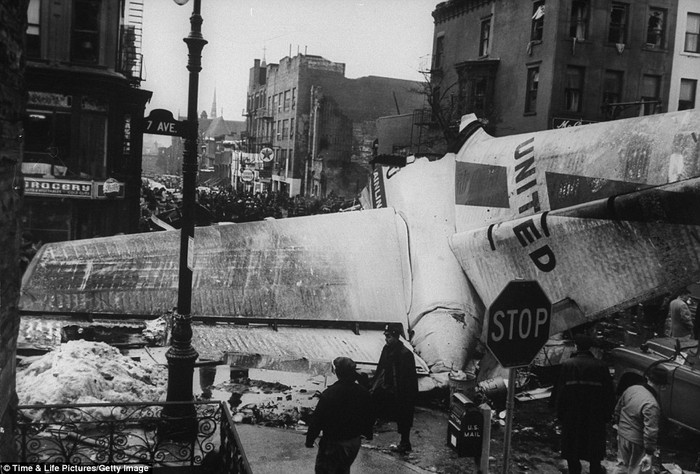 Hiện trường thảm kịch tai nạn hàng không năm 1960 tại Brooklyn