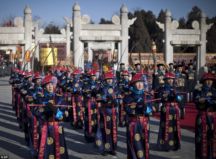 Lễ hội truyền thống được tổ chức tại công viên Trái Đất, Bắc Kinh, Trung Quốc