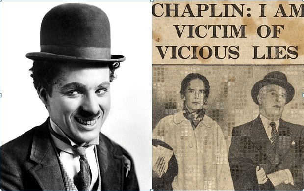 Chaplin trên đỉnh cao sự nghiệp cùng vợ ông, Oona O’Neil