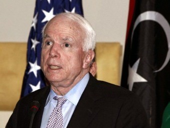 Thượng nghị sĩ Mỹ John McCain. Ảnh AFP