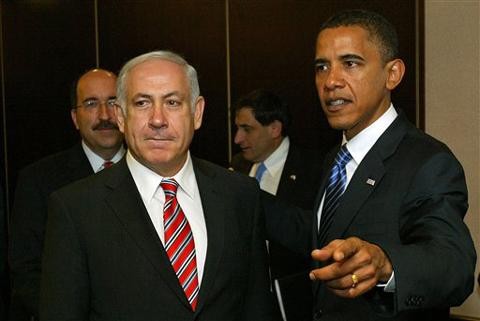 Tổng thống Hoa Kỳ Barack Obama và Thủ tướng Israel Benjamin Netanyahu