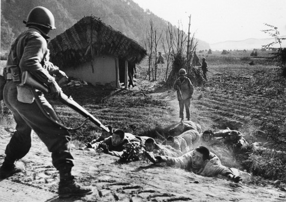 Các binh sĩ Triều Tiên bị bắt ngày 16/11/1950 tại Triều Tiên.