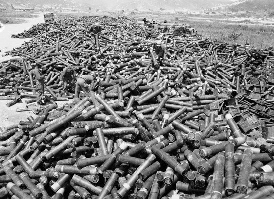 Vỏ đạn được quân đội Triều Tiên sử dụng
