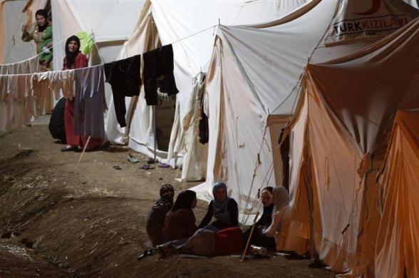 Người tị nạn Syria tại trại tị nạn ở Yayladagi, Hatay, Thổ Nhĩ Kỳ ngày 19/6/2011.