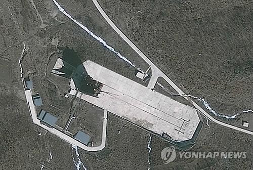 Bệ phóng tên lửa của Triều Tiên tại Tongchang-ri, tỉnh Bắc Pyongan.