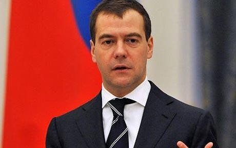 Tổng thống Nga Medvedev