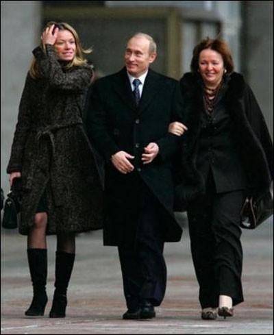 Thủ tướng Nga Vladimir Putin và gia đình