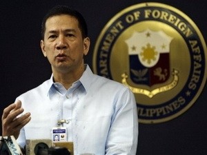 Phát ngôn viên Bộ Ngoại giao Philippines Raul Hernandez. ảnh AP